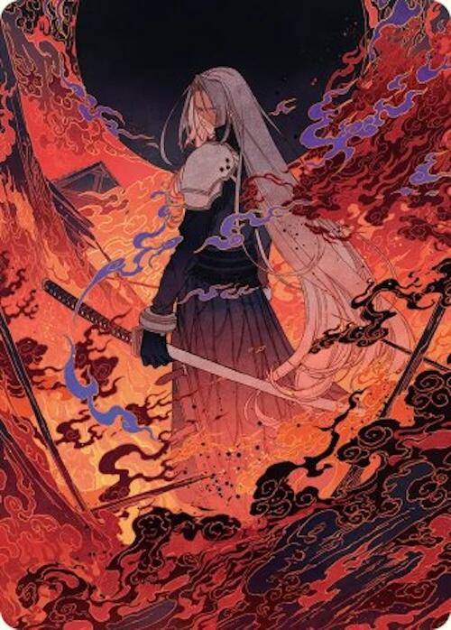 Nibelheim Aflame Art Card [FINAL FANTASY Art Series] Magic: The Gathering