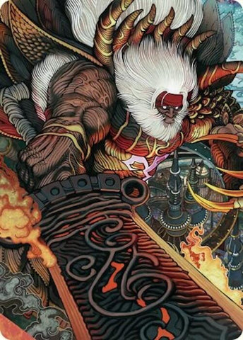 Braska's Final Aeon Art Card [FINAL FANTASY Art Series] Magic: The Gathering