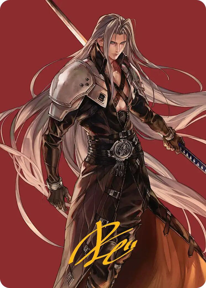 Sephiroth, Fabled SOLDIER Art Card (Gold-Stamped Signature) [FINAL FANTASY Art Series] Magic: The Gathering