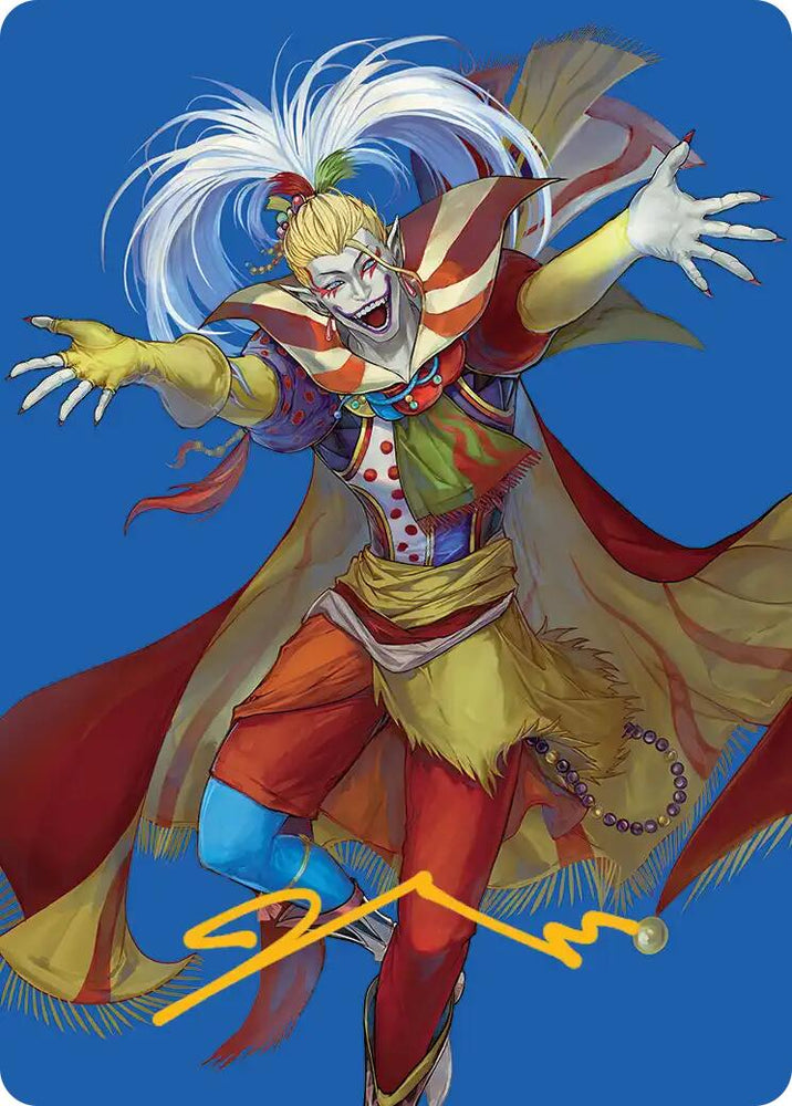 Kefka, Court Mage Art Card (Gold-Stamped Signature) [FINAL FANTASY Art Series] Magic: The Gathering