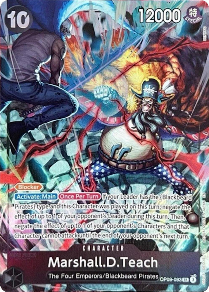 Marshall.D.Teach (English Version 2nd Anniversary Set) [One Piece Promotion Cards] Bandai