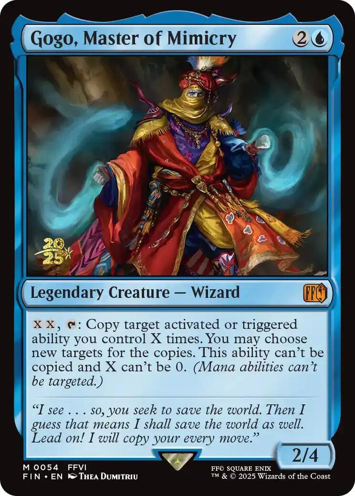 Gogo, Master of Mimicry [FINAL FANTASY Prerelease Promo] Magic: The Gathering