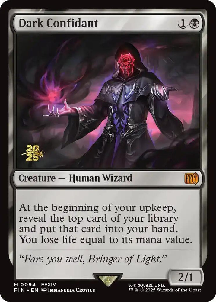 Dark Confidant [FINAL FANTASY Prerelease Promo] Magic: The Gathering