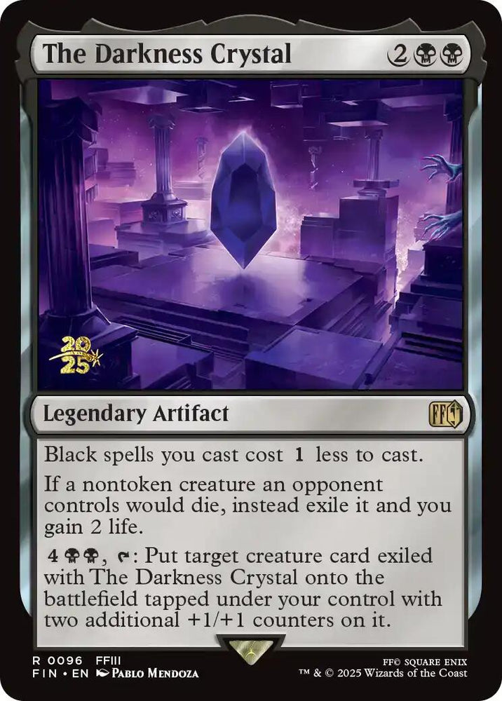 The Darkness Crystal [FINAL FANTASY Prerelease Promo] Magic: The Gathering