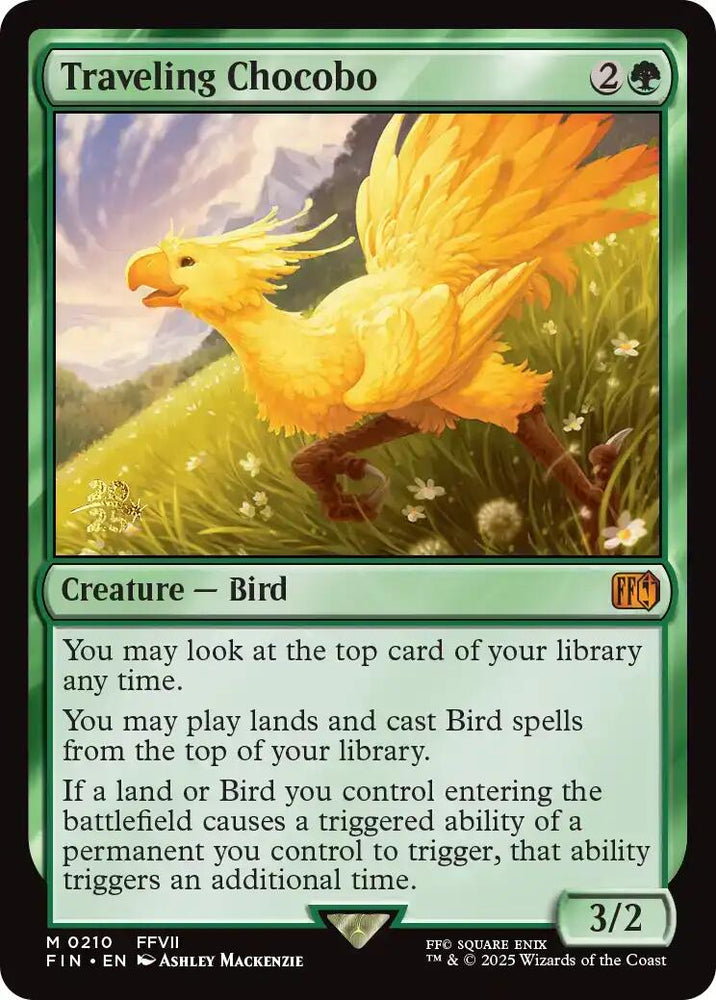 Traveling Chocobo [FINAL FANTASY Prerelease Promo] Magic: The Gathering