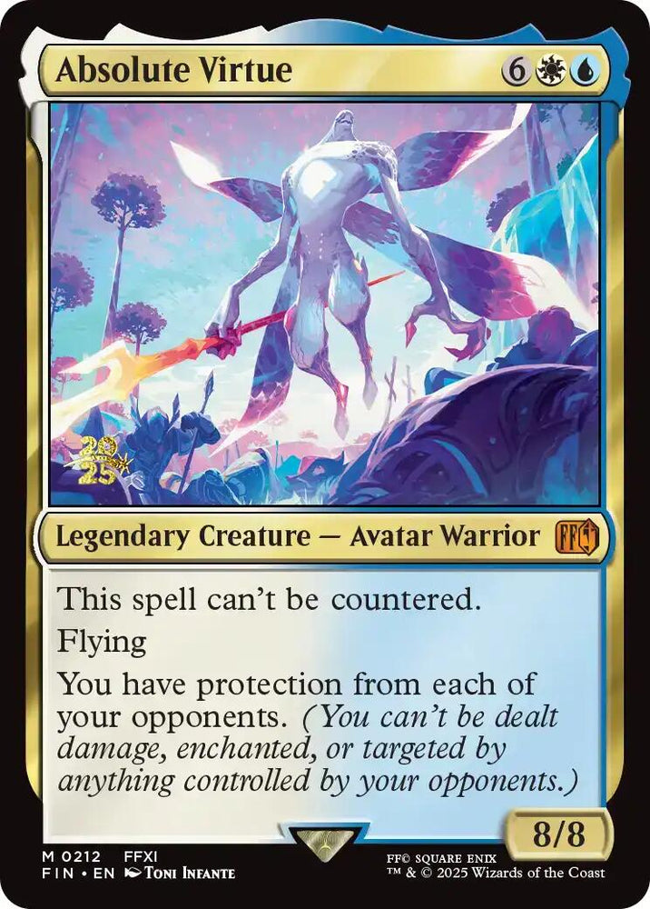 Absolute Virtue [FINAL FANTASY Prerelease Promo] Magic: The Gathering