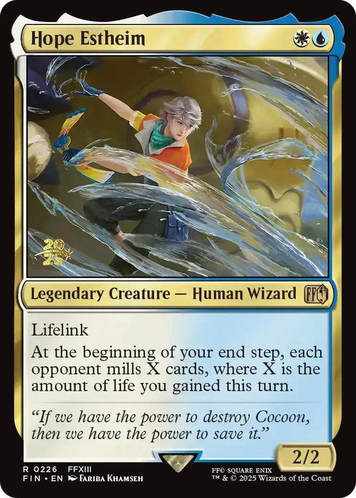 Hope Estheim [FINAL FANTASY Prerelease Promo] Magic: The Gathering