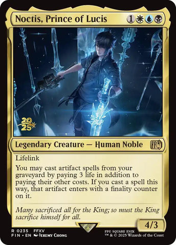 Noctis, Prince of Lucis [FINAL FANTASY Prerelease Promo] Magic: The Gathering