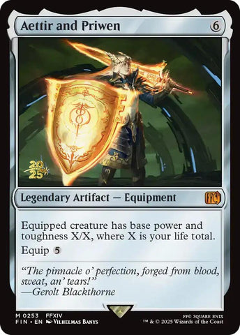 Aettir and Priwen [FINAL FANTASY Prerelease Promo] Magic: The Gathering