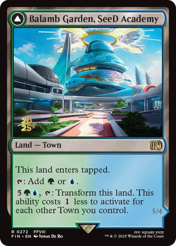 Balamb Garden, SeeD Academy // Balamb Garden, Airborne [FINAL FANTASY Prerelease Promo] Magic: The Gathering