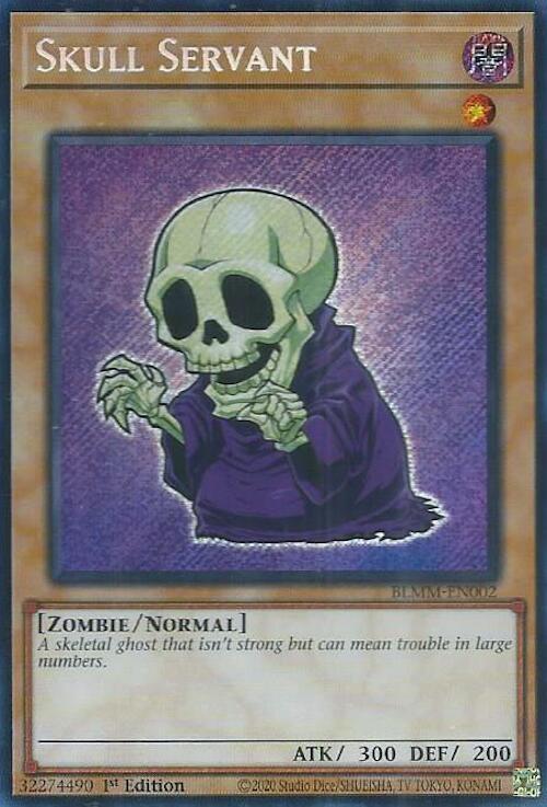 Skull Servant [BLMM-EN002] Secret Rare Yu-Gi-Oh!