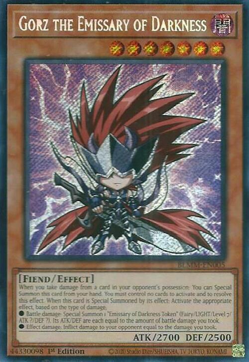 Gorz the Emissary of Darkness [BLMM-EN005] Secret Rare Yu-Gi-Oh!
