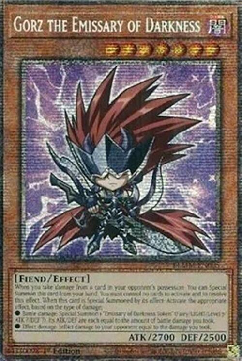 Gorz the Emissary of Darkness (Starlight Rare) [BLMM-EN005] Starlight Rare Yu-Gi-Oh!