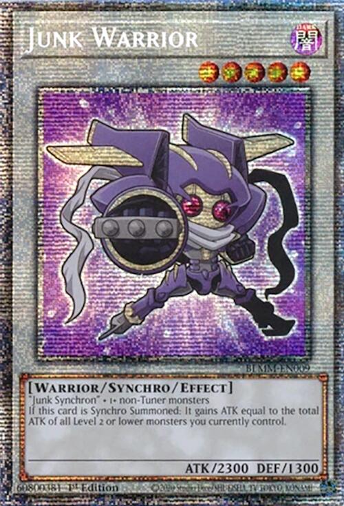 Junk Warrior (Starlight Rare) [BLMM-EN009] Starlight Rare Yu-Gi-Oh!