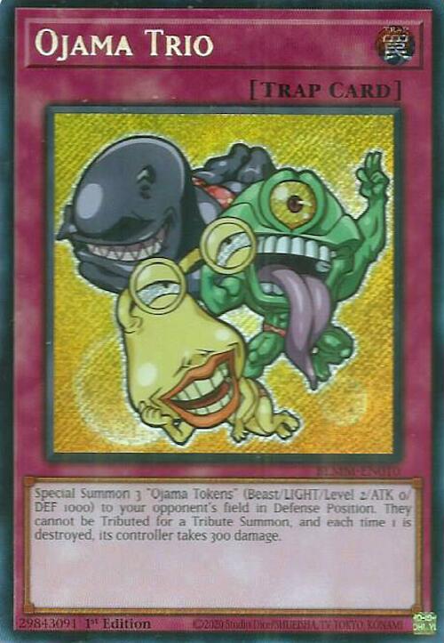 Ojama Trio [BLMM-EN010] Secret Rare Yu-Gi-Oh!