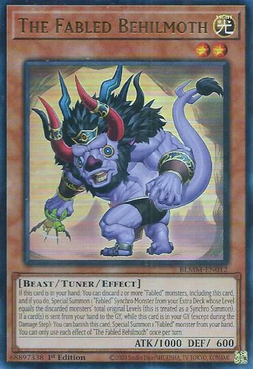 The Fabled Behilmoth [BLMM-EN012] Ultra Rare Yu-Gi-Oh!