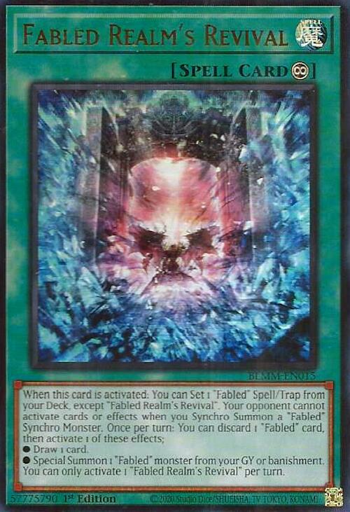 Fabled Realm's Revival [BLMM-EN015] Ultra Rare Yu-Gi-Oh!