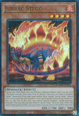 Jurrac Stego [BLMM-EN017] Ultra Rare Yu-Gi-Oh!