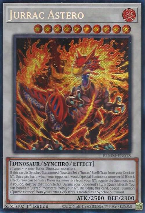 Jurrac Astero [BLMM-EN018] Secret Rare Yu-Gi-Oh!