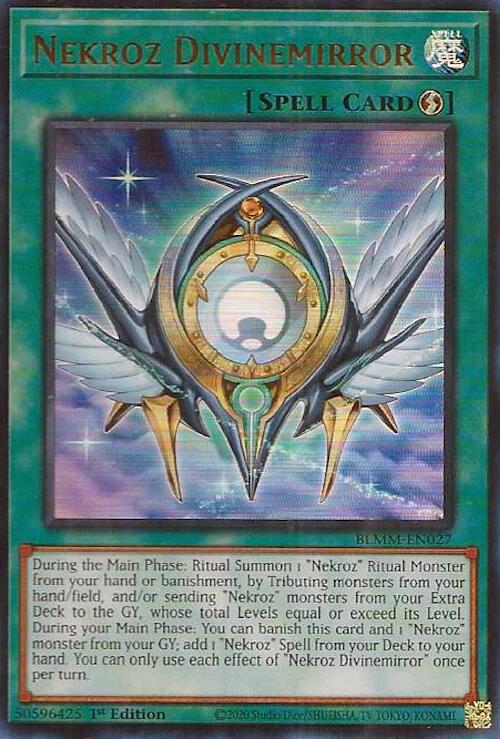 Nekroz Divinemirror [BLMM-EN027] Ultra Rare Yu-Gi-Oh!