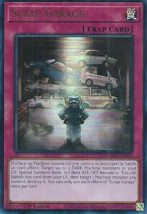 Scrap Garage [BLMM-EN030] Ultra Rare Yu-Gi-Oh!