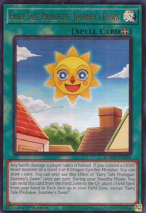 Fairy Tale Prologue: Journey's Dawn [BLMM-EN036] Ultra Rare Yu-Gi-Oh!