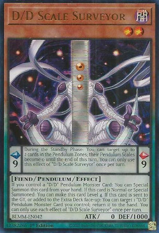 D/D Scale Surveyor [BLMM-EN042] Ultra Rare Yu-Gi-Oh!