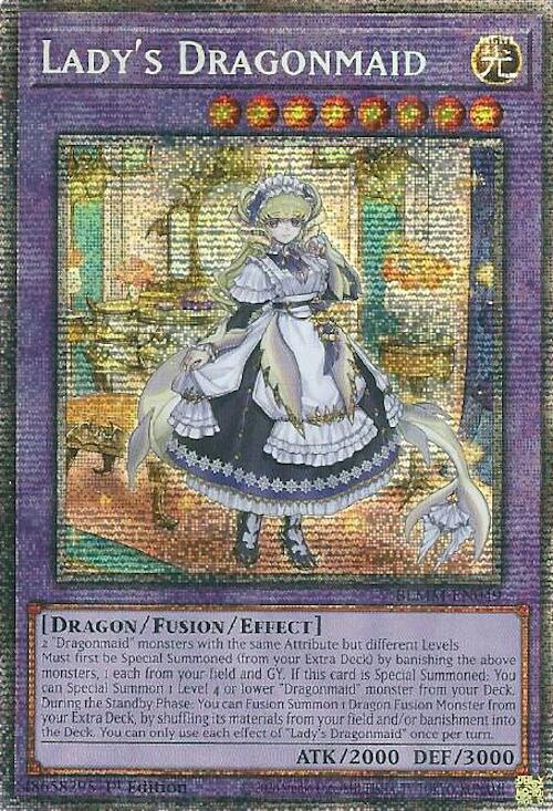Lady's Dragonmaid (Starlight Rare) [BLMM-EN049] Starlight Rare Yu-Gi-Oh!