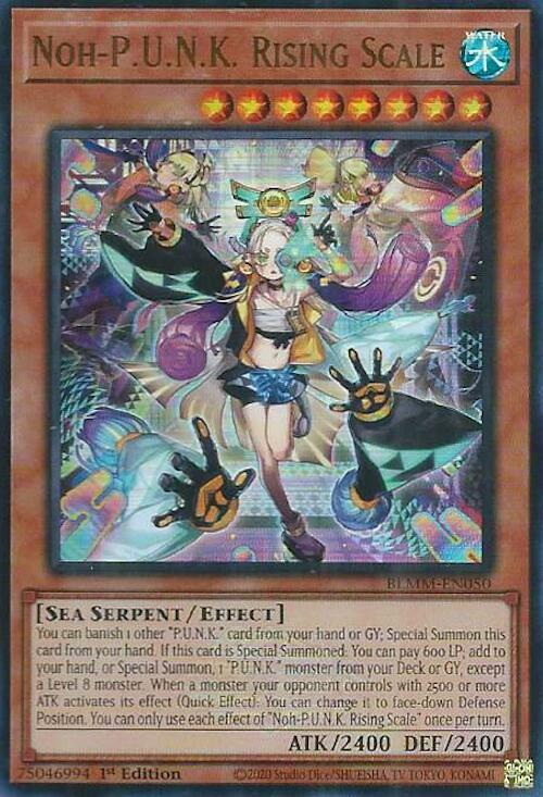 Noh-P.U.N.K. Rising Scale [BLMM-EN050] Ultra Rare Yu-Gi-Oh!