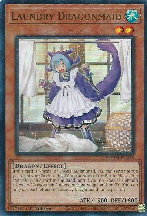 Laundry Dragonmaid [BLMM-EN056] Ultra Rare Yu-Gi-Oh!