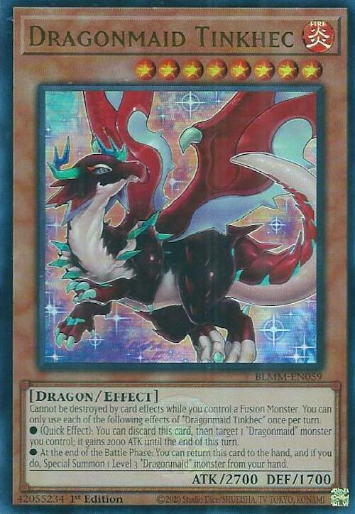 Dragonmaid Tinkhec [BLMM-EN059] Ultra Rare Yu-Gi-Oh!