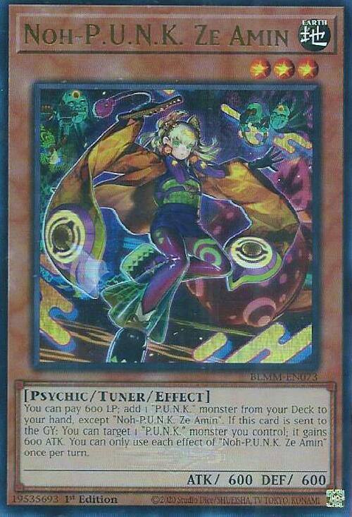 Noh-P.U.N.K. Ze Amin [BLMM-EN073] Ultra Rare Yu-Gi-Oh!