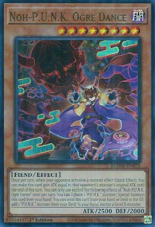 Noh-P.U.N.K. Ogre Dance [BLMM-EN075] Ultra Rare Yu-Gi-Oh!