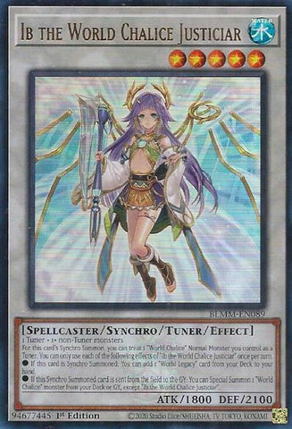 Ib the World Chalice Justiciar [BLMM-EN089] Ultra Rare Yu-Gi-Oh!