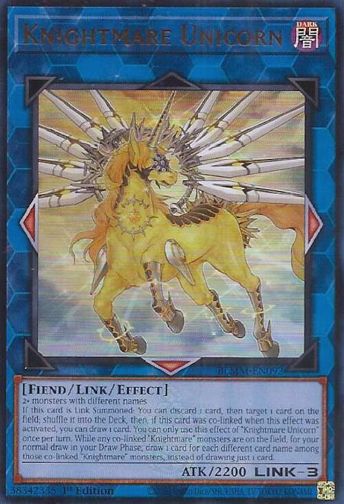 Knightmare Unicorn [BLMM-EN092] Ultra Rare Yu-Gi-Oh!
