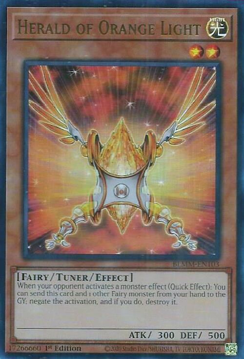 Herald of Orange Light [BLMM-EN103] Ultra Rare Yu-Gi-Oh!