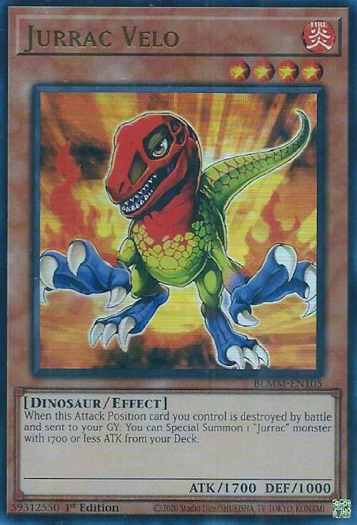 Jurrac Velo [BLMM-EN105] Ultra Rare Yu-Gi-Oh!