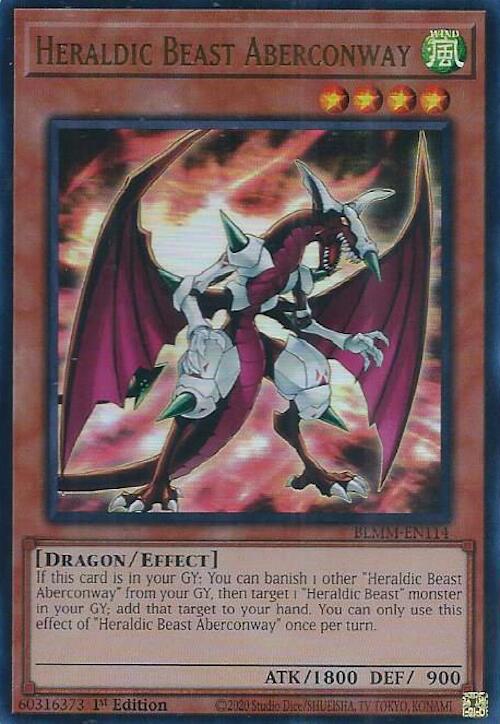 Heraldic Beast Aberconway [BLMM-EN114] Ultra Rare Yu-Gi-Oh!