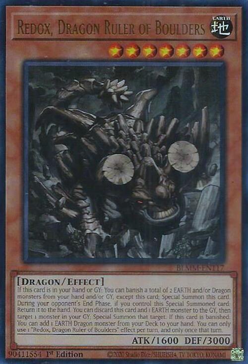 Redox, Dragon Ruler of Boulders [BLMM-EN117] Ultra Rare Yu-Gi-Oh!
