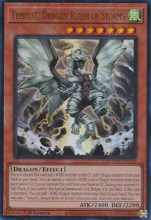 Tempest, Dragon Ruler of Storms [BLMM-EN120] Ultra Rare Yu-Gi-Oh!