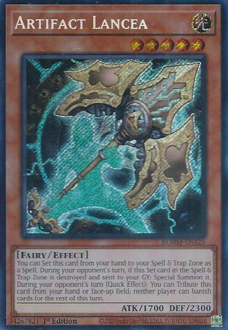 Artifact Lancea [BLMM-EN125] Secret Rare Yu-Gi-Oh!