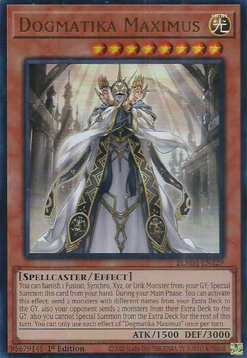 Dogmatika Maximus [BLMM-EN129] Ultra Rare Yu-Gi-Oh!