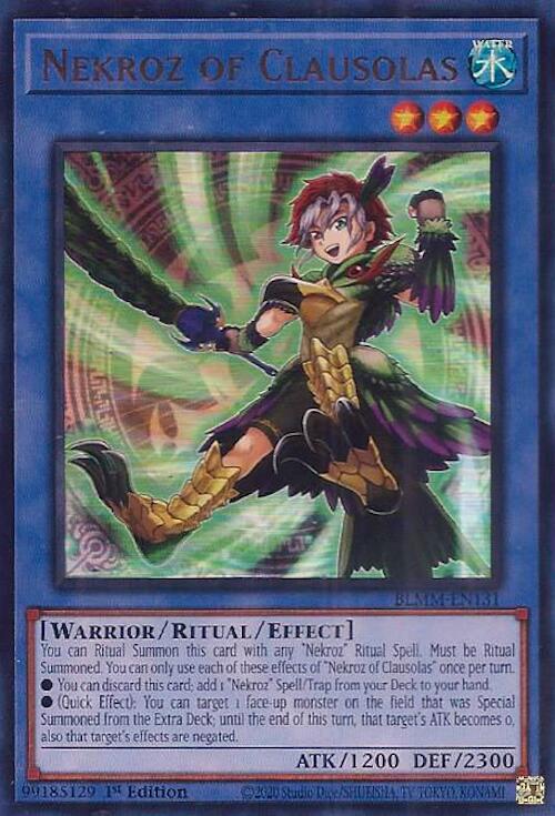 Nekroz of Clausolas [BLMM-EN131] Ultra Rare Yu-Gi-Oh!