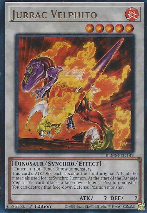 Jurrac Velphito [BLMM-EN149] Ultra Rare Yu-Gi-Oh!