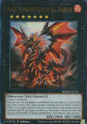 Blaze, Supreme Ruler of all Dragons [BLMM-EN155] Ultra Rare Yu-Gi-Oh!