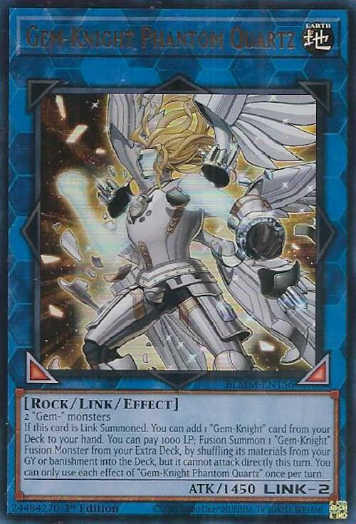 Gem-Knight Phantom Quartz [BLMM-EN156] Ultra Rare Yu-Gi-Oh!