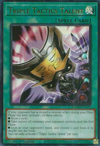 Triple Tactics Talent [BLMM-EN170] Ultra Rare Yu-Gi-Oh!