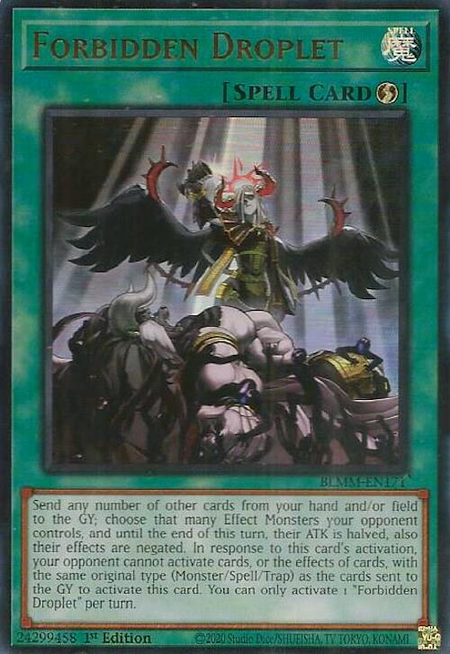 Forbidden Droplet [BLMM-EN171] Ultra Rare Yu-Gi-Oh!