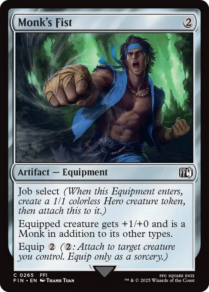 Monk's Fist [FINAL FANTASY] Magic: The Gathering