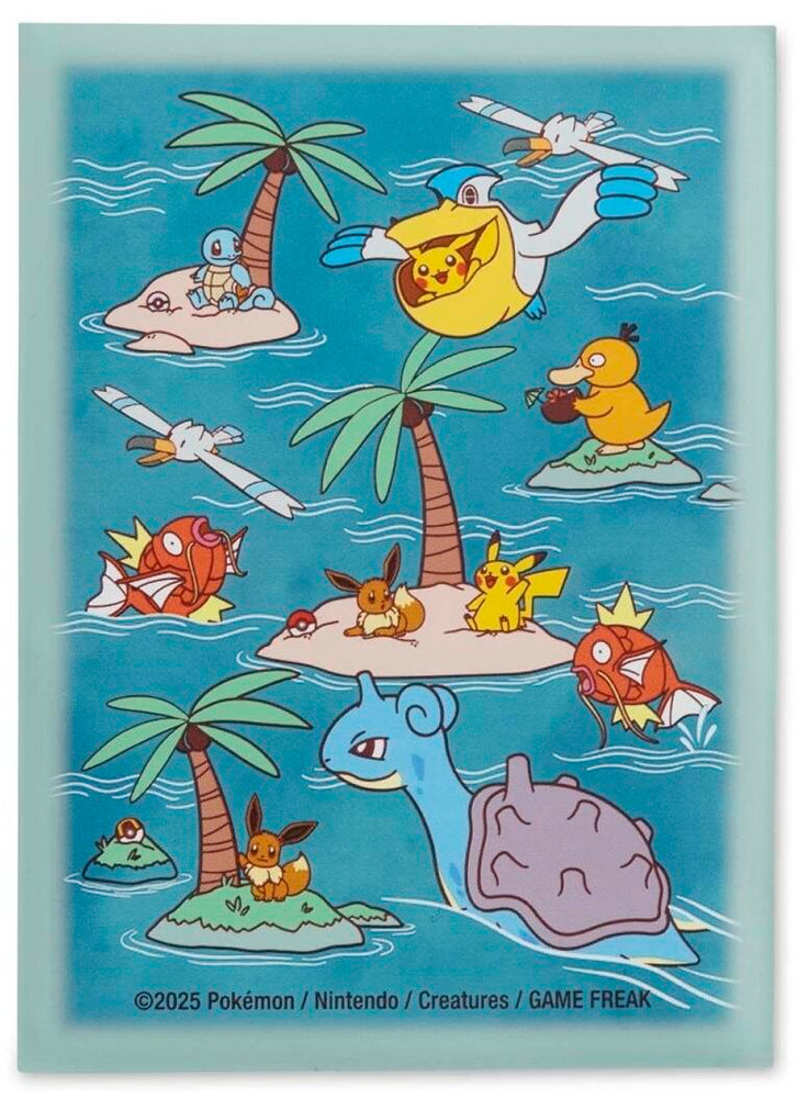Card Sleeves - Sunny Sea (65-Pack) (Pokemon Center Japan Exclusive) Pokémon